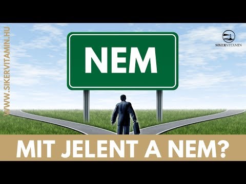 Videó: Mit jelent a nem megerősítő?