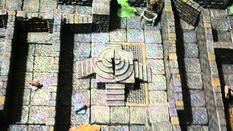 Dwarven Forge Game Tiles Dungeon setup with Reaper Bones Part 1