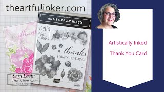 Artistically Inked Thank You Card