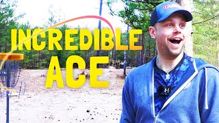 THIS ACE CAME OUT OF NOWHERE (Skogby Disc Golf Course Front 9) Full Playthrough (Amateurs)