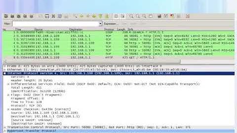 Analyzing IPV4 hearder in Wireshark