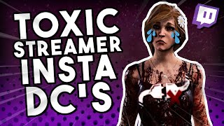 CLICKING TOXIC STREAMER DC'S - Dead By Daylight - Oni Gameplay