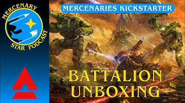 BattleTech Mercenaries Kickstarter - Battalion Unboxing!