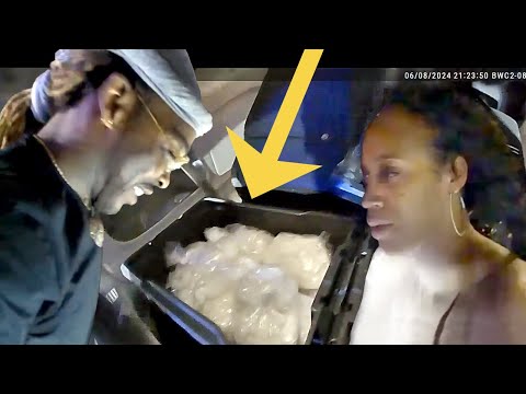 115 Lbs. of Drugs Found in Their Rental Car. BODYCAM