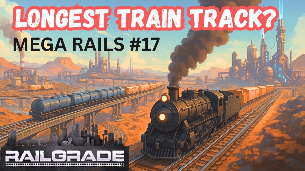 Longest Train Track Challenge in Railgrade! | Campaign 17 (No Commentary)