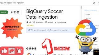 BigQuery Soccer Data Ingestion|| GSP848|| #gsp848 #solutions #googlecloudlab #swags #arcadesolutions