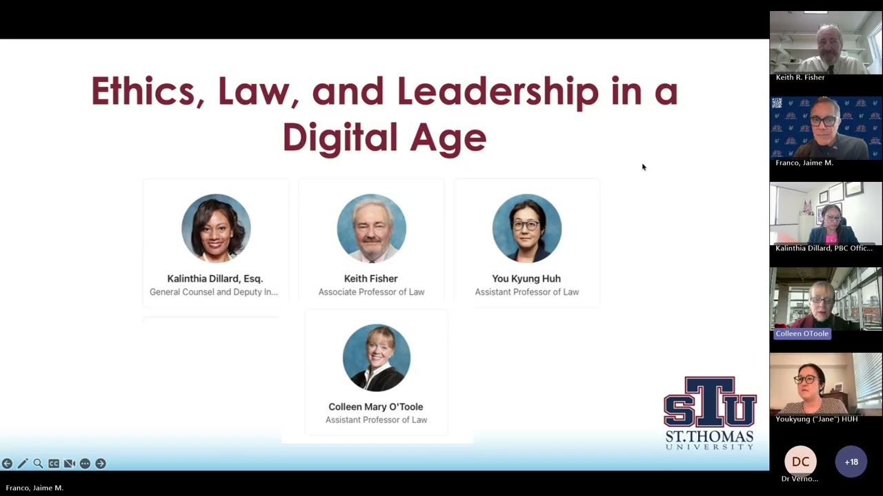 Ethics, Law, and Leadership in a Digital Age