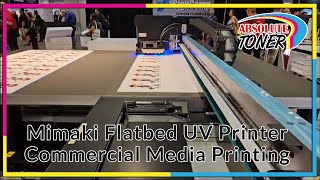 Mimaki Large Flatbed UV Printer For Fast Paced Production and Commercial Printing Demo