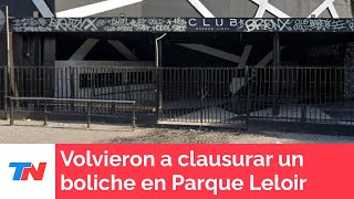 Volvieron a clausurar un boliche de Parque Leloir: había menores consumiendo alcohol