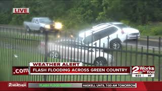 Flooding causes crashes around Green Country