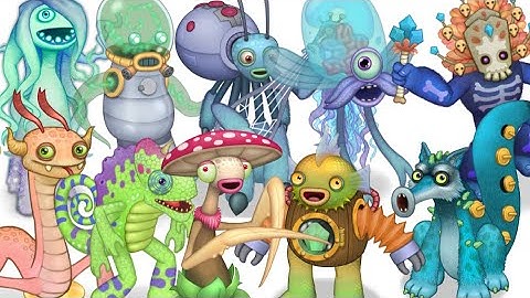 All Ethereal Island Sounds (Whisp +Nebulob+Arackulele+Sox+Boodoo+Bellowfish+Jelbilly+Kazillion)