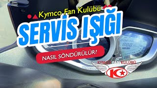Kymco Xciting Servis Işığı Nasıl Söndürülür - Übü