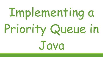 Implementing a Priority Queue in Java