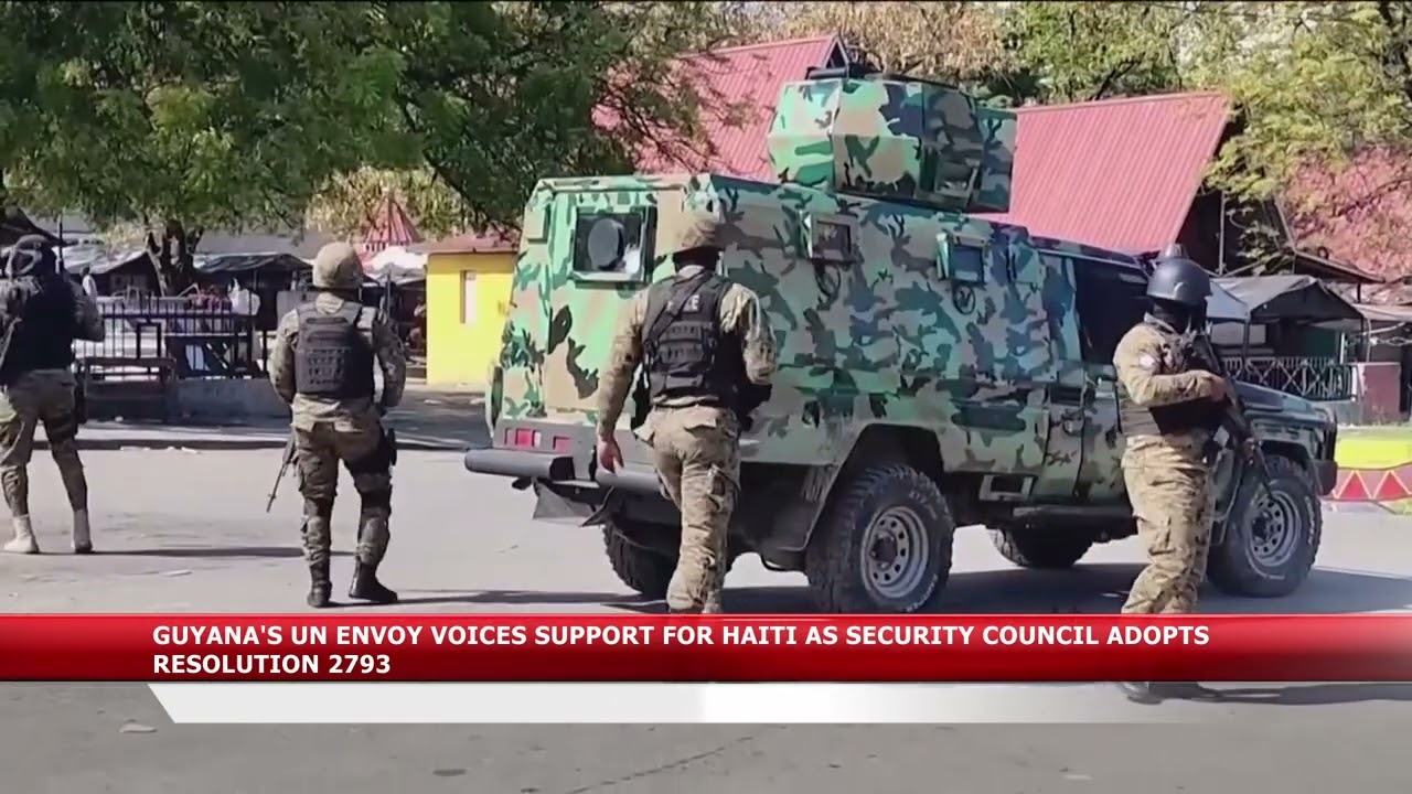 Guyana’s UN Envoy Voices Support for Haiti as Security Council Adopts Resolution 2793