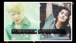 "Surprise proposal" jimin's birthday special || oneshot🌚💜
