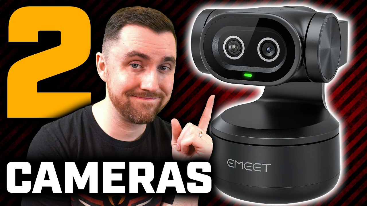 EMEET Pixy: The Webcam with Two Cameras and AI Magic!