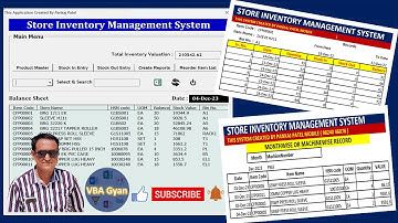Advanced Store Inventory Management System in Excel VBA