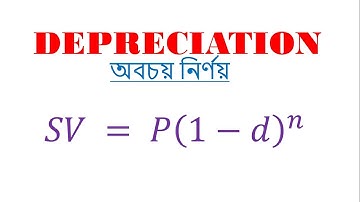 Business Math Tutorials || Depreciation ratr || BBA honour