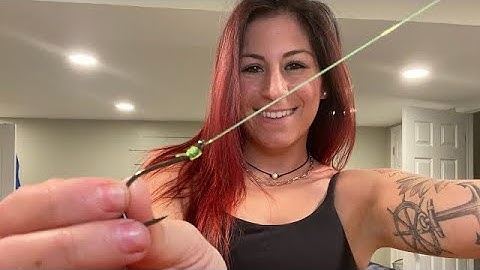 How to snell a hook QUICK & EASY