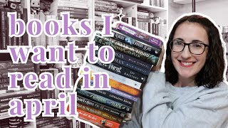 April TBR | romance fantasy, backlist series, new releases, and more!