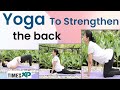 Yoga to strengthen your back  back pain exercises  yoga for beginners  timesxp yoga