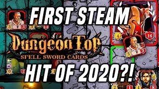 FIRST GREAT STEAM GAME OF 2020? Spellsword Cards: Dungeon Top Gameplay + Impressions screenshot 4