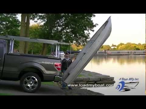 rhino-rack side boat loader - how it works - youtube