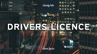 Olivia Rodrigo - drivers licence (Clean - Lyrics)