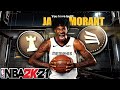 NBA 2K21 - Most OFFICIAL JA MORANT Slashing PG Build / 59 Badges 👀