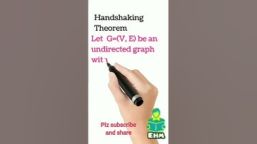 Handshaking theorem
