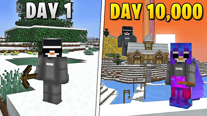 I Survived 10,000 Days in HARDCORE Minecraft...