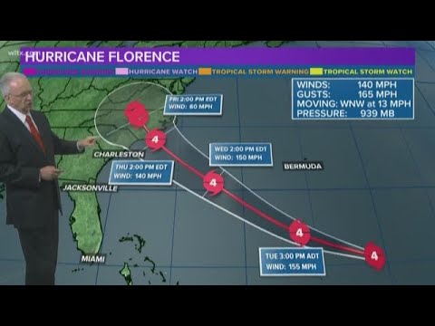 Hurricane Florence Live Updates: Wind and Rain Hit Carolina Coast