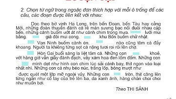 TIẾNGVIỆTLỚP5 -TUẦN 25 - BÀI: LIÊN KẾT CÁC CÂU TRONG BÀI BẰNG CÁCH LẬP TỪ NGỮ - TrườngTiểuhọcBôngSao