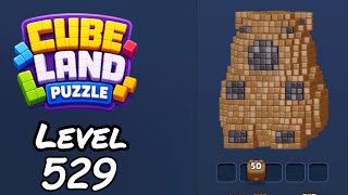 Cube Land Puzzle Level 529 Walkthrough