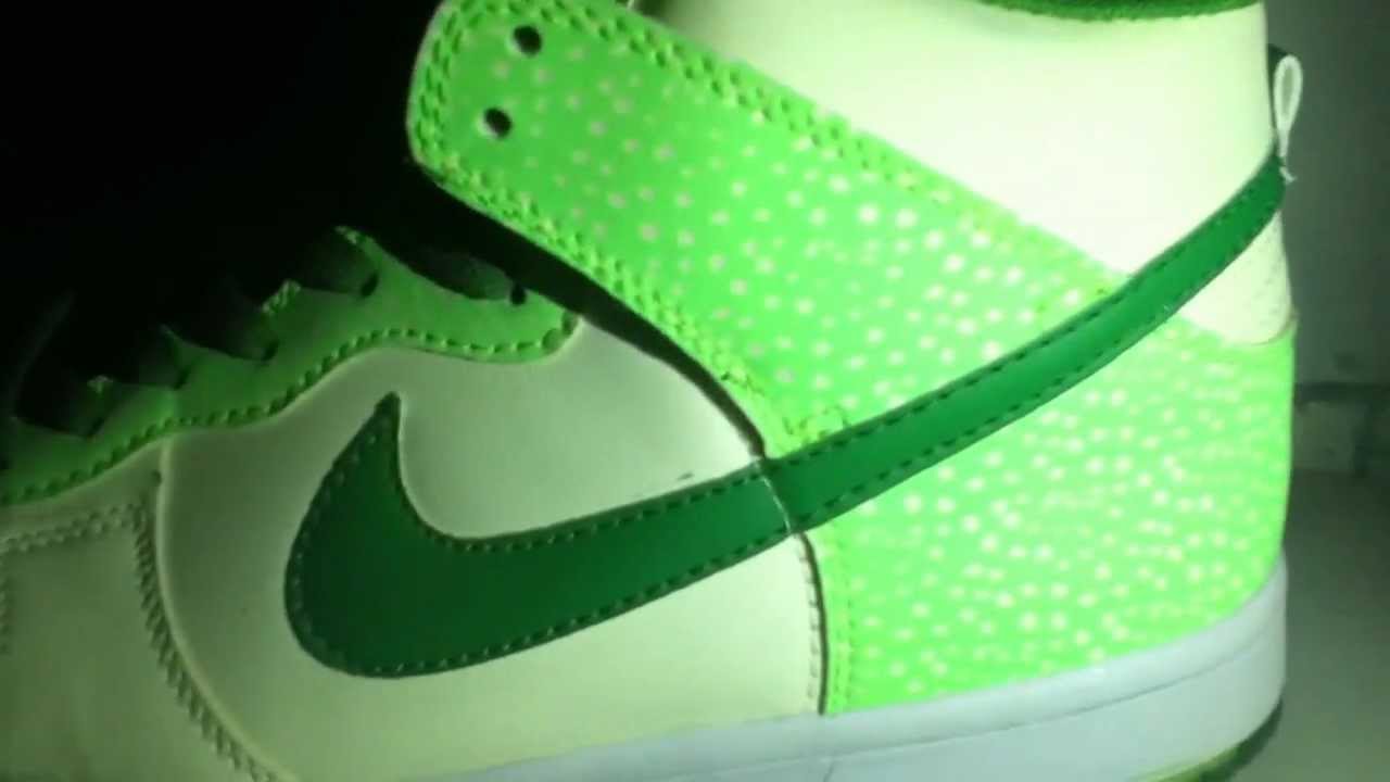 zapatos Nike fluorescentes, Nike shoes fluorescent - YouTube