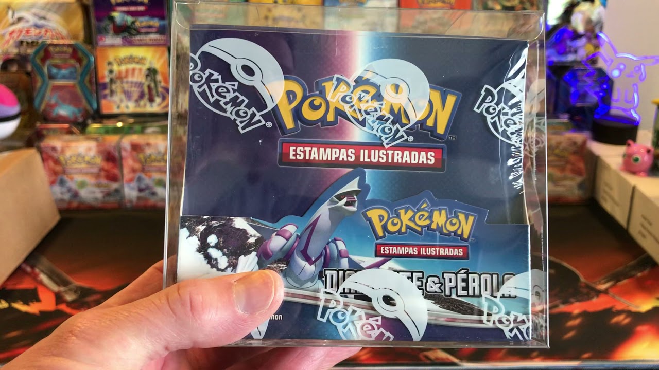 #93 Pokemon Investing Battle styles lunch box tin + Diamond Pearl foreign languages booster box