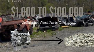 I’m Turning $1,000 Into $100,000 Flipping Junkyard Car Parts on eBay — Episode 1