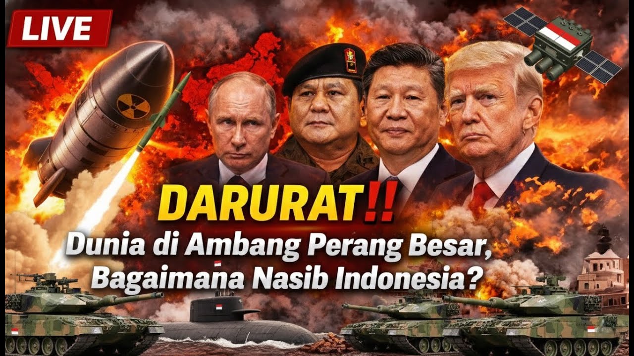 🔴 DARURAT‼️ Dunia di Ambang PERANG DUNIA 3 Bagaimana Nasib Indonesia? & Alutsista Karya Anak Bangsa