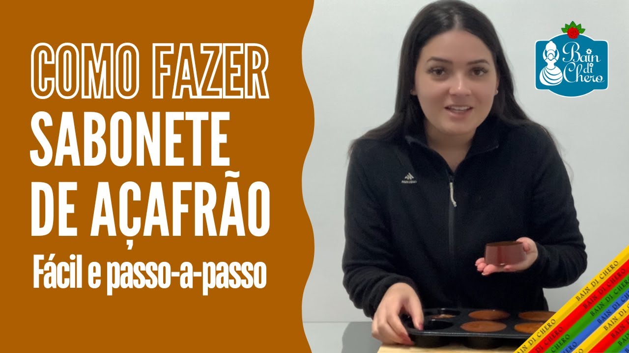SABONETE DE AÇAFRÃO | Passo a passo e Fácil de fazer