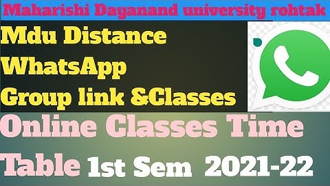 #MDU_University_Rohtak,  #MDU_Latest_News, #Mdu_Distance_Whatsapp_Group_Link, #mdu_Distance#2022#