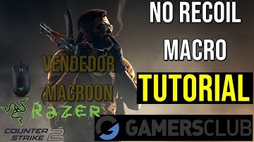 TUTORIAL CS2 NO RECOIL MACRO RAZER SYNAPSE 3