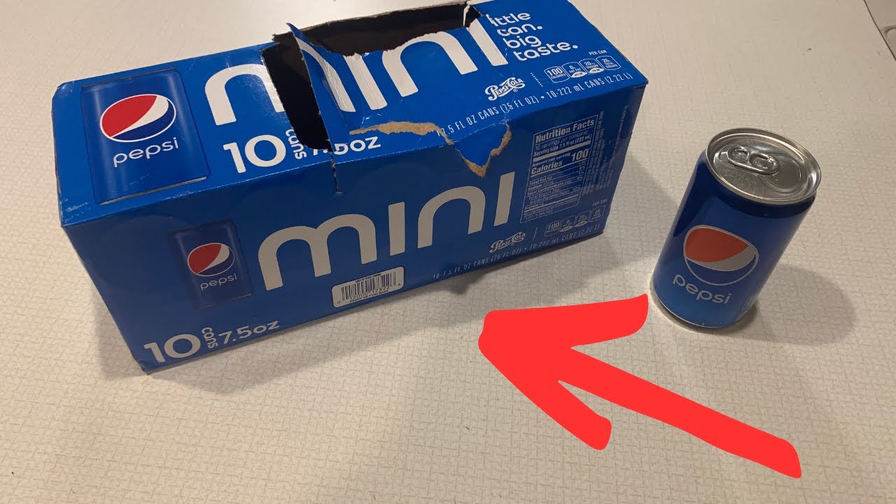 Why I Prefer These 7.5 Oz Pepsi Cans Over 12 Oz Cans of Pepsi