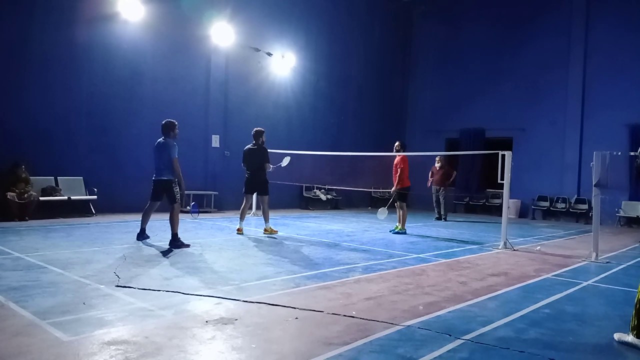 Badminton match doubles - 2019 (pakistan badminton doubles match) - YouTube