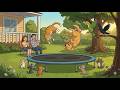 WHISKERS AND SUNNY TRAMPOLINE LTX 2 3 MULTIFRAME #LTX2.3 # MULTIFRAME #funny #cartoons