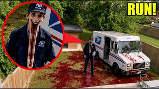 If you see this LONG MOUTH mailman in your BACKYARD, do NOT let him in! (STROMEDY house attacked)