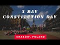 Polish Constitution Day Parade in Krakow Poland 2022