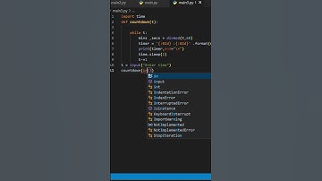 Building a Digital TIMER ⏲ with Python ✅  #shorts #python #coding
