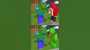 JJ vs Mikey / Good deeds vs Bad deeds - Maizen Minecraft Animation #maizen #minecraft #shorts