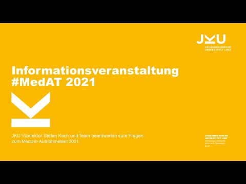 Informationsveranstaltung #MedAT 2021 | JKU