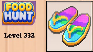 Food hunt pixel puzzle level 332  solution and walkthrough for gameplay 